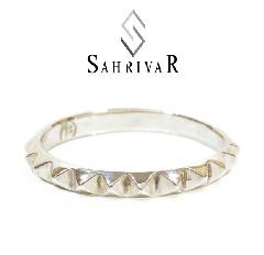 SAHRIVAR@sr36s14s Studs Band Ring