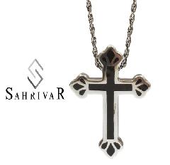 SAHRIVAR@SN78S14A Filled Cross Necklace
