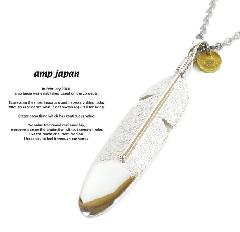 amp japan 13ah-111 large feather necklace 