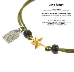amp japan 10ah-210g/OLIVE Gold star Brece & Anklet