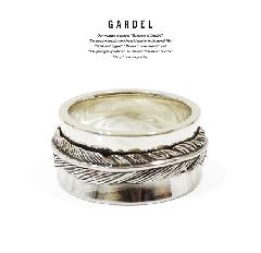 GARDEL gdr078 SV SOLID FEATHER RING