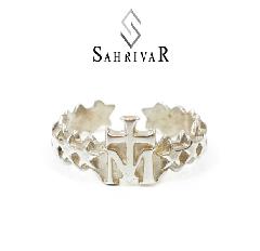 SAHRIVAR@sr48s14a Cross on M Ring L