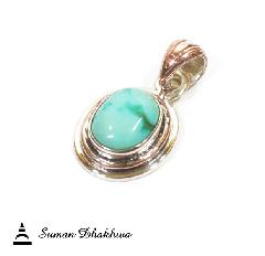 Suman Dhakhwa@SD-P21 Turquise Stone Pendant