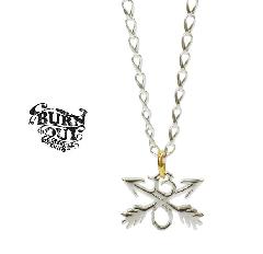 BURNOUT E50-13BE CROSSED ARROW NECKLACE