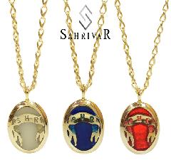 SAHRIVAR@SN69B14A Enarmeled Necklace