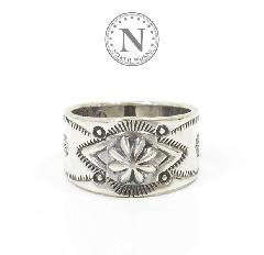 NORTH WORKS W-021 900Silver Stamp Ring