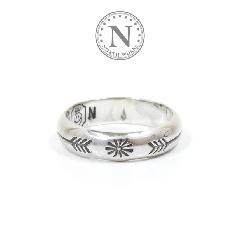 NORTH WORKS W-024 900Silver Stamp Ring