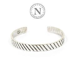 NORTH WORKS W-037 900Silver Stamp Cuff