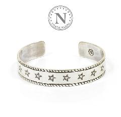 NORTH WORKS W-046 900Silver Stamp Cuff@M