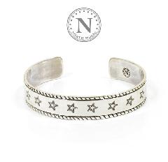 NORTH WORKS W-046 900Silver Stamp Cuff@M