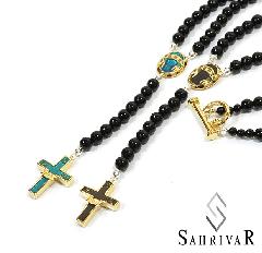 SAHRIVAR@SN95B15A Enameled Rosary