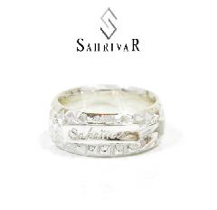 SAHRIVAR@SR74S15A STUDS ENAMELED RING