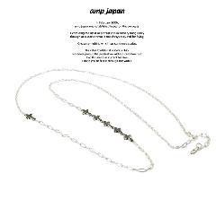 amp japan 16AC-103 Petite Croix Chain Necklace