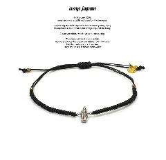 amp japan 16AC-400 Narrow Waxed Cord Bracelet -Petite Marie-