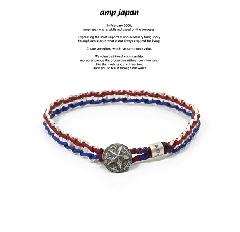 amp japan 16AC-425 Anchor Chain Braid Bracelet -Tricolore-  