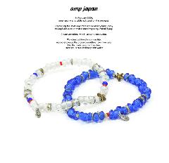 amp japan 16AHK-446 Foam Glass Beads Bracelet