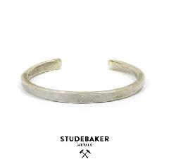 STUDEBAKER METALS WORKSHOP CUFF SILVER/WORK PATINA