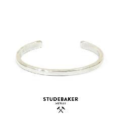 STUDEBAKER METALS CLASSIC CUFF SILVER/HI POLISH
