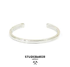 STUDEBAKER METALS CLASSIC CUFF SILVER/HI POLISH