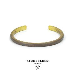 STUDEBAKER METALS CLASSIC CUFF AMERICAN BRASS/WORK PATINA