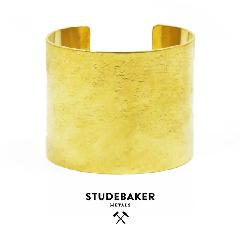 STUDEBAKER METALS BROAD CUF 2 INCH AMERICAN BRASS/HI POLISH