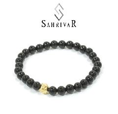 SAHRIVAR SB49B16S Jesus Ball Bracelet / GP