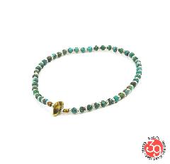 Sunku SK-186 Silver x Beads Anklet