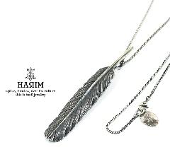 HARIM HRT001BK Feather Necklace /L 【CENTER】