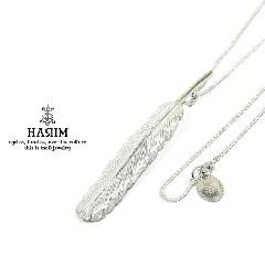 HARIM HRT001WH Feather Necklace /L 【CENTER】