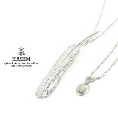 HARIM HRT002WH Feather Necklace /L yLEFTz