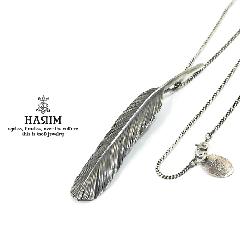 HARIM HRT002BK Feather Necklace /L yLEFTz