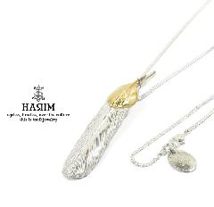 HARIM HRT005 Feather Necklace /M yLEFTz K10YG Custom
