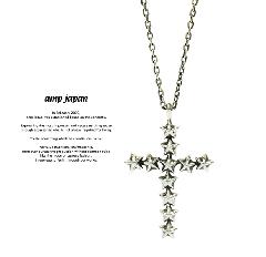 amp japan 16AJK-171 Star Studs Large Cross Necklace