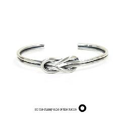 on the sunny side of the street 610-269 Silver Sailor Knot Bangle【NEW ITEM】