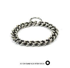 on the sunny side of the street 610-285 Silver Hollow Curblink Chain BraceletyNEW ITEMz