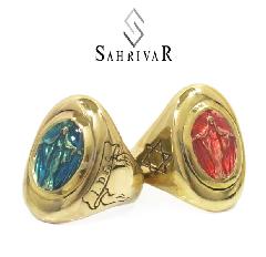 SAHRIVAR@SR89B17S Maria Enameled Ring