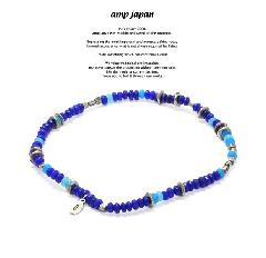 amp japan 17AHK-700BL Color Quartz Anklet -Deep Sea-