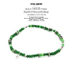 amp japan 17AHK-700GR Color Quartz Anklet -Forest-