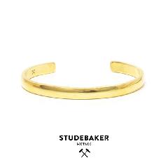 STUDEBAKER METALS LODGE CUFF BRASS HI POLISH