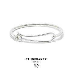 STUDEBAKER METALS HOOK CUFF SILVER/HI POLISH