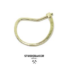 STUDEBAKER METALS CLASSIC KEY RING / BRASS 