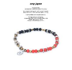 amp japan HYHK-411RD Triple Part Beads -RED-