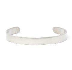 20/80 AB007 STERLING SILVER ID BANGLE 8mm width
