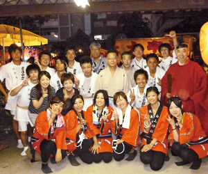 荻窪白山神社秋季例大祭での記念撮影