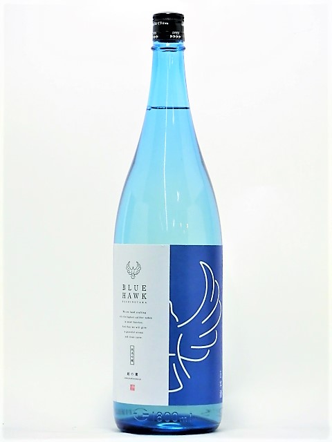 越の鷹　純米吟醸　BLUE HAWK 1800ml