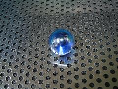 ビー玉・ガラス玉「オーロラ（コバルト）」17mm（１０粒） 