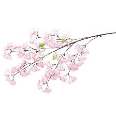 卸販売造花桜（新紅桜大枝・全長１１０ｃｍ花径4,5ｃｍ・２本入り）FLSＰ１９４７他商品同送不可