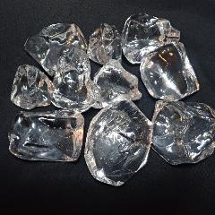 Aセット)ロックアイスアイス・透明氷重量有り（アソートサイズ10個入り約３〜６ｃｍ）アクリル製