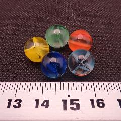 「ビー玉・ガラス玉クリアリーフ」12.5mm×300粒