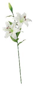 ブライダル用造花（カサブランカ×2・ホワイト・花径20ｃｍ）ＦＬＳ5176